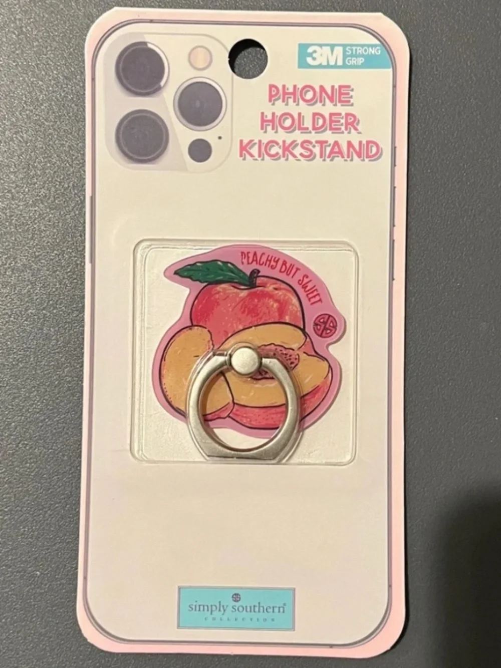 NEW Simply Southern Phone Holder Kickstand – “Peachy But Sweet” Design